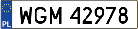 Truck License Plate